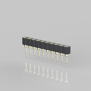 2.54mm Machined Pin SIP Single Row Socket 